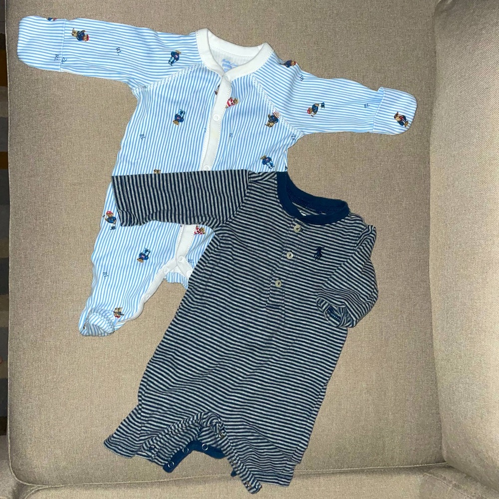 Ralph Lauren Onesies Size Newborn